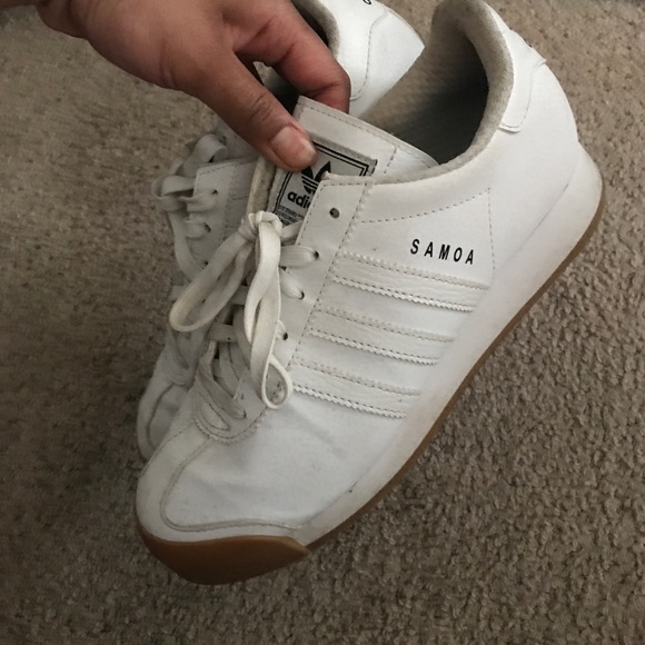 adidas samoa white gum